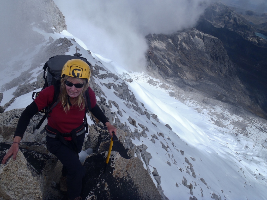 On the normal route. Cerro Tilata.