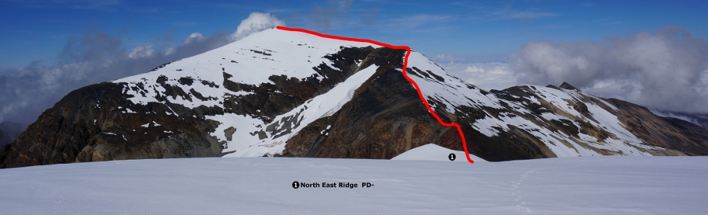 Cerro Arkhata NE ridge route 