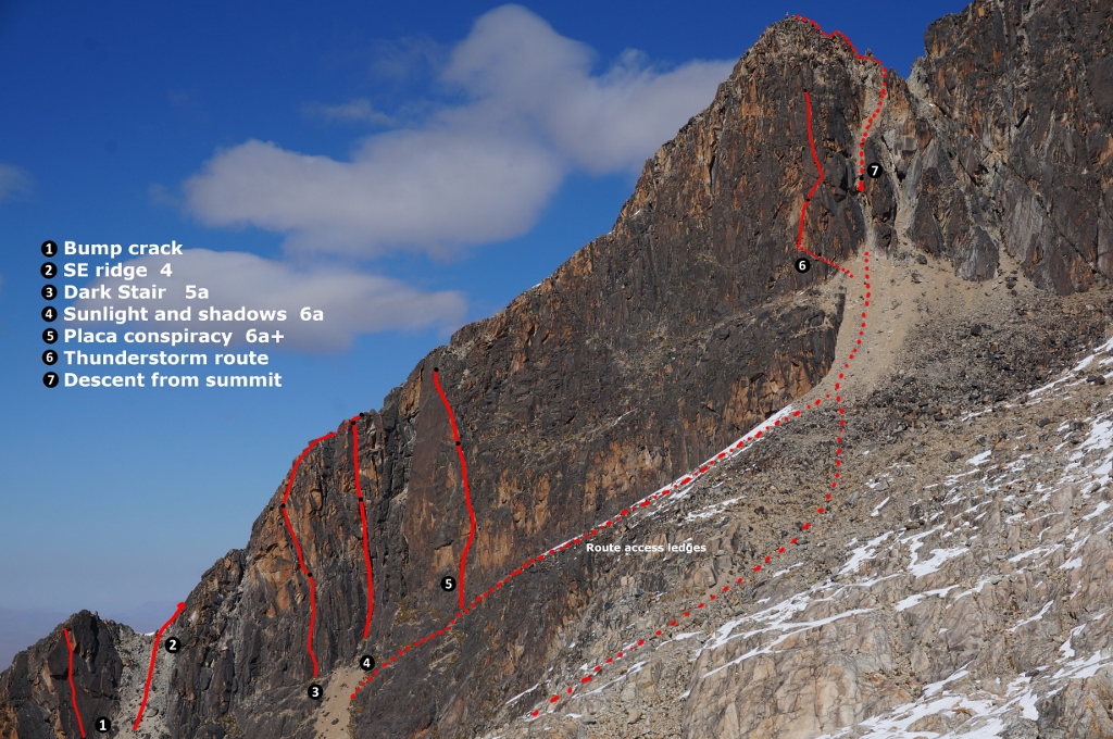 Sth peak of Pico Milluni routes (1024x680)
